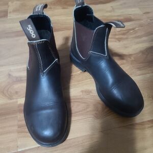 Women's Brown Leather Chelsea Boots